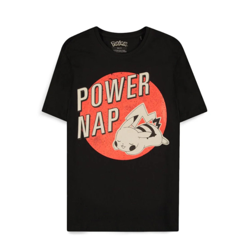 Difuzed Pokémon - Pikachu Power Nap Men's T-shirt - XL - تي-شيرت
